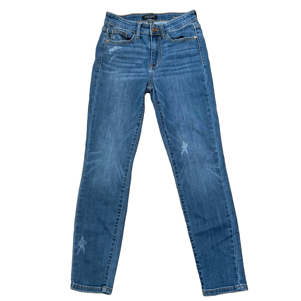 Judy Blue Skinny Jeans Women's Size 1 / 25 Relaxed Fit Medium Wash Denim Stretch